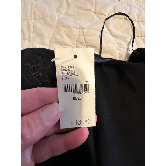 Lane Bryant Embroidered Stretch Knit Sweater Tunic Plus 18/20 Whimsigoth NWT - Picture 14 of 15